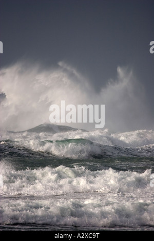 Mare tempestoso Foto Stock