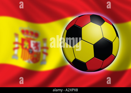 Calcio in Spagna Foto Stock