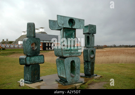 Suffolk Snape Maltings concert hall scultura Foto Stock