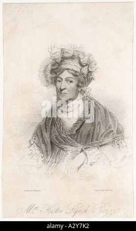 Hester Thrale Hopwood Foto Stock