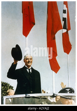 Neville Chamberlain Foto Stock