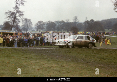 Lancia Delta Integrale RAC Rally Car Foto Stock