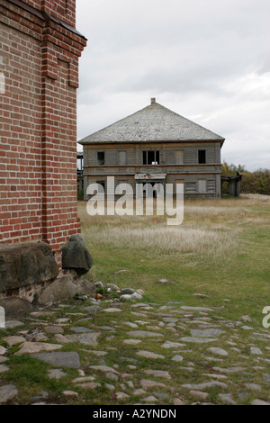 Bol'shaya Muksalma Island isole Solovetsky, Mare Bianco, Russia Foto Stock