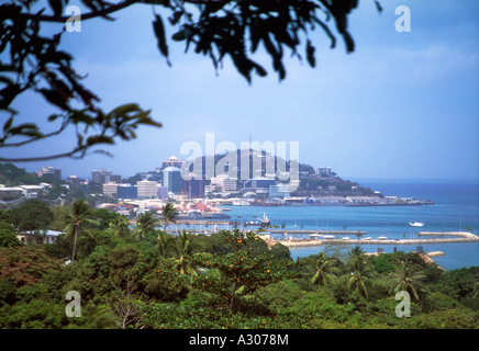 La città di Port Moresby in Papua Nuova Guinea Foto Stock