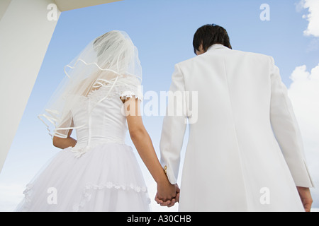 Sposa e sposo Foto Stock