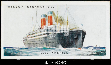 Piroscafo America Foto Stock