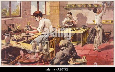 Vasai al lavoro C19 Foto Stock