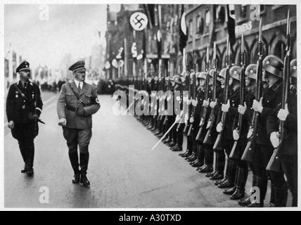 Hitler Norimberga 1935 Foto Stock