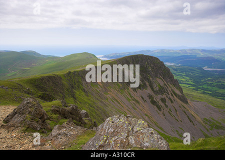 La sella di cadair idris dal percorso di pony Galles del nord Foto Stock