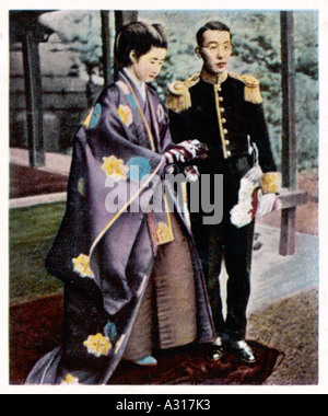 L'imperatore Hirohito 1926 Foto Stock