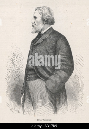 Ivan Turgenev Tidende. Foto Stock