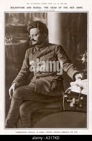 Leon Trotsky Iln 1920 Foto Stock