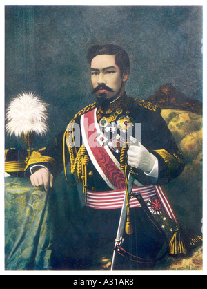 Mutsuhito Meiji Giappone Foto Stock