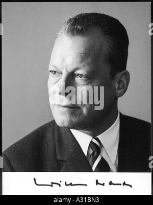 Willy Brandt gravi Foto Stock