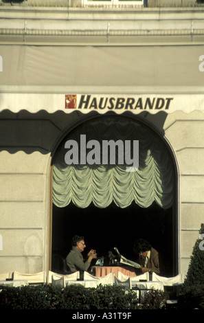 Caffé degli Specchi Unità d Italia Piazza Trieste Friuli Venezia Giulia Italia Foto Stock