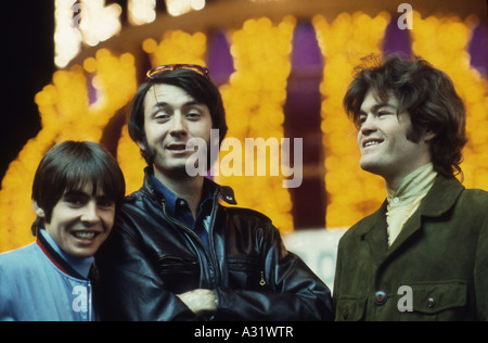 MONKEES Anglo/US gruppo pop da sinistra a Davy Jones, Mike Nesmith e Micky Dolenz Foto Stock