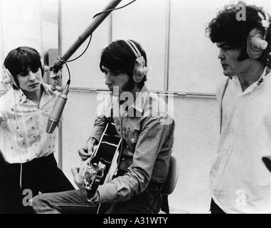 MONKEES Anglo/US gruppo pop da sinistra a Davy Jones, Mike Nesmith e Micky Dolenz Foto Stock