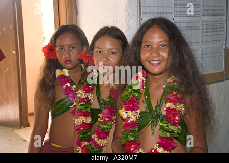 Takaroa isole Tuamotu Polinesia francese solo uso editoriale Foto Stock
