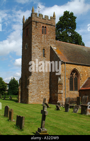 Santa Maria Vergine Chiesa Priors Hardwick Warwickshire Foto Stock