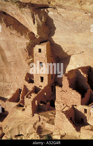 Elk226 2646 Colorado Mesa Verde NP Square Tower House 1200 1300 Foto Stock