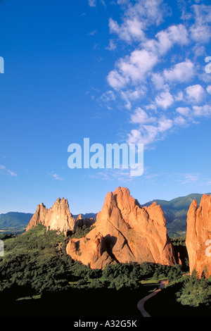 Elk267 2407 Colorado Colorado Springs Giardino degli Dei Foto Stock
