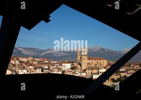 FRANK GEHRY O HOTEL IN BODEGAS DE LOS HEREDEROS DE Marques de Riscal strutture ELCIEGO ALABA Foto Stock