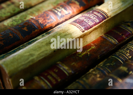 ba di vecchi libri Foto Stock