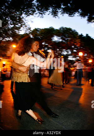 Tango giovane san Telmo Foto Stock