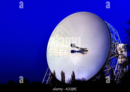 Jodrell Bank Telescopio Foto Stock