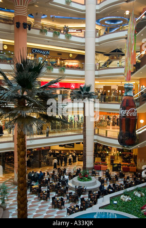 Atrio centrale, città stelle Mall, Nasr City, il Cairo, Egitto Foto Stock