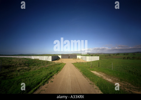 Pecore Farm House, Kyneton, Victoria, 1998 Architetto: Denton tappatrice Marshall Foto Stock