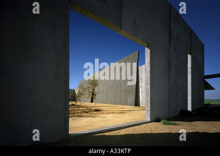 Pecore Farm House, Kyneton, Victoria, 1998. Entrata architetto di corte: Denton tappatrice Marshall Foto Stock