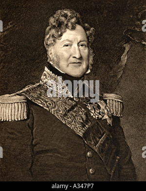 Louis Philippe, 1773 - 1850. Il Duca di Orleans, Duca di Chartres, re dei Francesi. Foto Stock