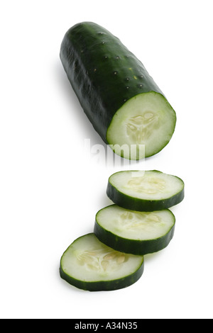 Cetriolo affettato Foto Stock
