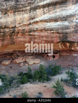 USA Utah ponti naturali Monumento Nazionale Horsecollar sito rovina Foto Stock