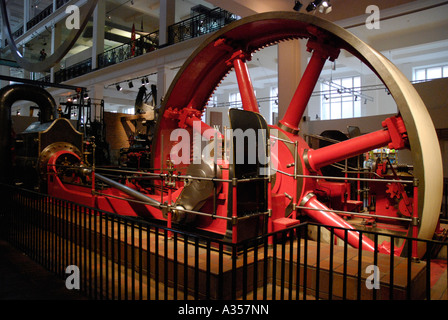 Burnley Ironworks mulino 1903 del motore in potenza sala del Museo della Scienza di Londra Foto Stock