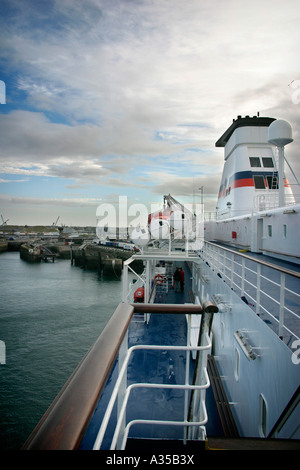 Cross Channel Ferry nel Dock Foto Stock