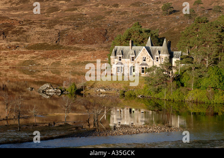 Glen Affric Lodge, Inverness-shire. XPL 4508-426 Foto Stock