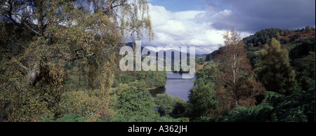 Loch Faskally Pitlochry, Perthshire. Tayside, Scozia. GPAN 0029 Foto Stock