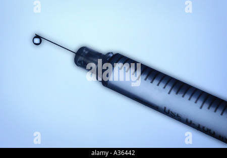 Siringa Closeup di ago Foto Stock