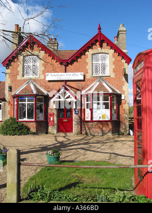 Ufficio postale di Rural Village, Somersleyton, Suffolk, Inghilterra, Regno Unito Foto Stock