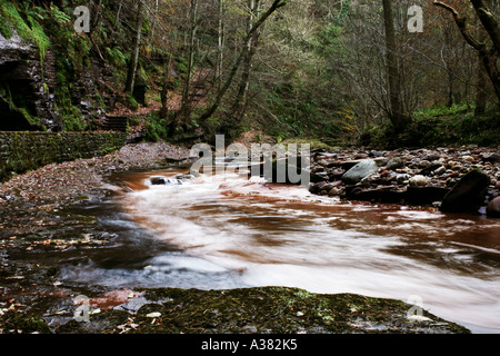 Il fiume Gelt in Geltsdale, Cumbria Foto Stock