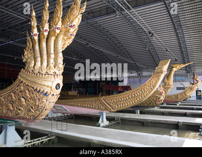 Il re delle chiatte i canali di Bangkok in Thailandia del sud-est asiatico Foto Stock