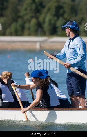 Dragon Boat a Penrith Regatta Centre Sydney 2006 Foto Stock