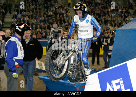 Albert Cabestany Mondo FIM trial indoor campionato odyssey arena belfast Irlanda del Nord Foto Stock