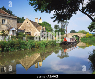 GB di SOMERSET BATHAMPTON KENNETT AVON CANAL Foto Stock