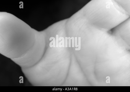 Immagine ravvicinata mostra parte di un bambino Foto Stock