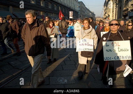 Le donne a 194 dimostrazioni di legge sull aborto milano - 14 gennaio 2006 - Lombardia - Italia Foto Stock