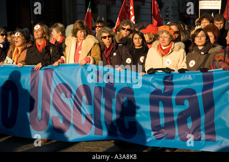 Le donne a 194 dimostrazioni di legge sull aborto milano - 14 gennaio 2006 - Lombardia - Italia Foto Stock