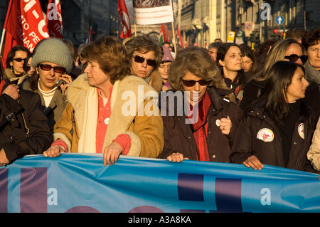 Le donne a 194 dimostrazioni di legge sull aborto milano - 14 gennaio 2006 - Lombardia - Italia Foto Stock